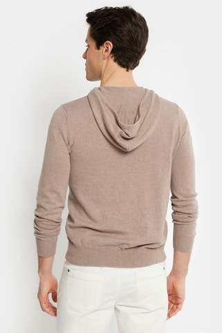 Sweat à capuche - Beige