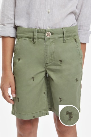 Bermudas - Azul-marinho - Verde