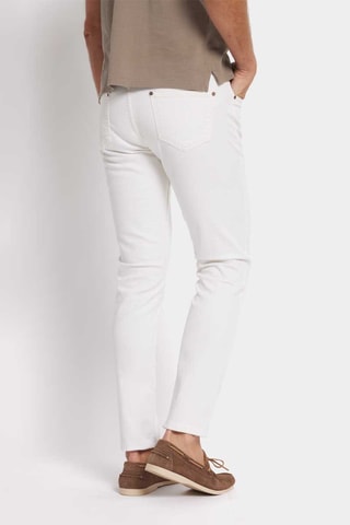 Calças de ganga slim - Branco - Branco