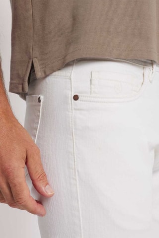 Calças de ganga slim - Branco - Branco