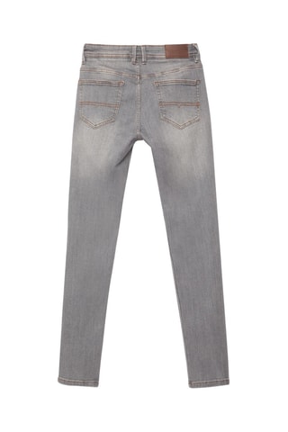 Calças de ganga skinny - Azul-celeste - Cinzento