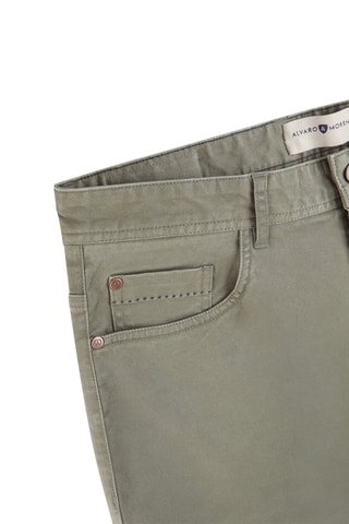 Pantalon slim - Vert