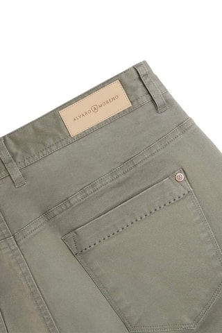 Pantalon slim - Vert
