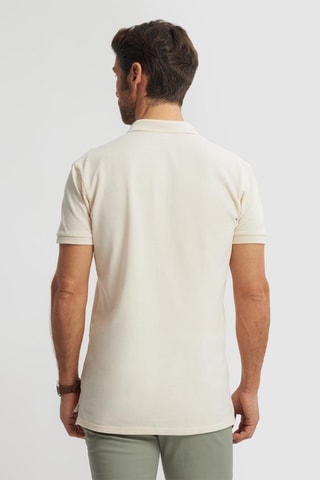 Polo regular - Écru