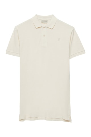 Polo regular - Écru