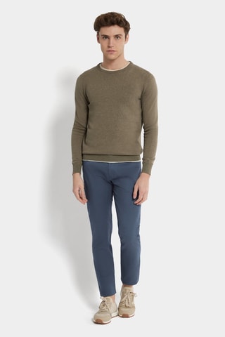 Pantalon slim - Bleu