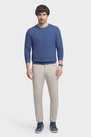 Pantalon slim - Beige