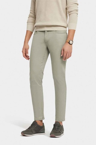 Pantalon slim - Vert