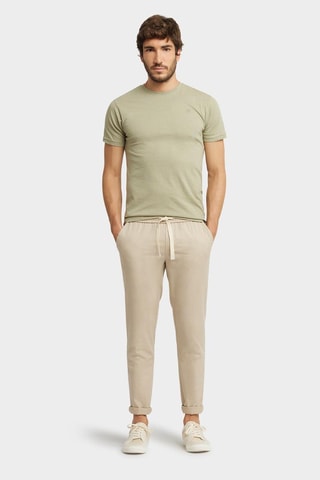 Pantalon slim - Beige