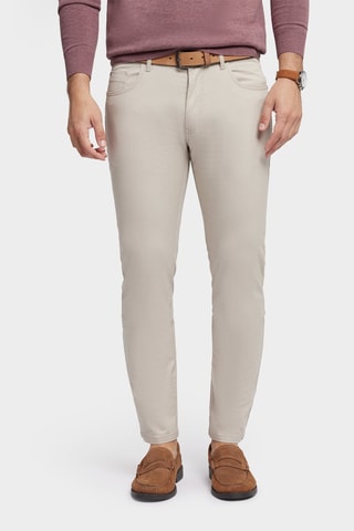 Pantalon slim - Beige