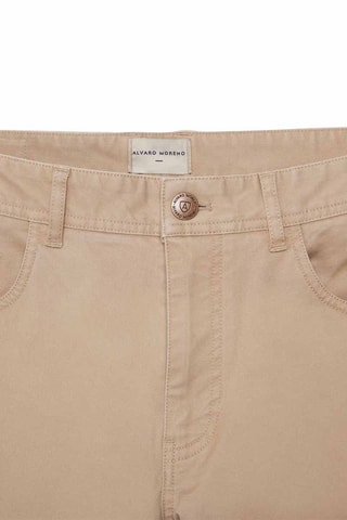 Pantalon slim - Marron