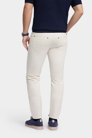 Pantalon slim - Écru