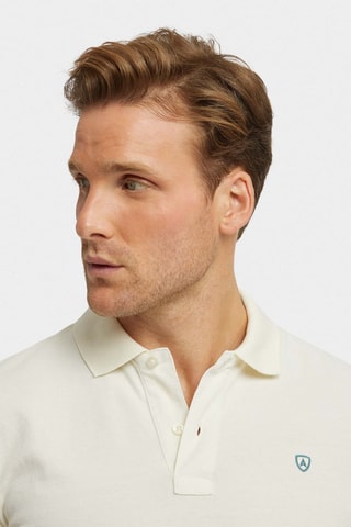 Polo regular - Écru