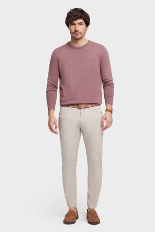 Pantalon slim - Beige