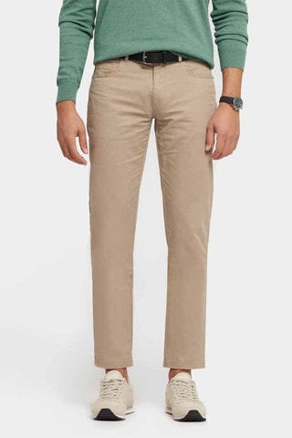 Pantalon slim - Marron