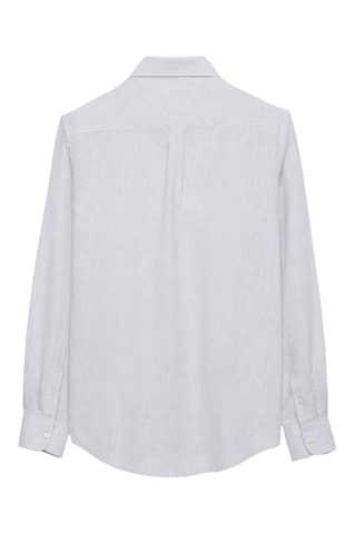 Chemise regular en lin - Vert