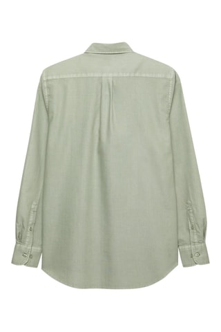 Chemise regular en coton biologique - Vert