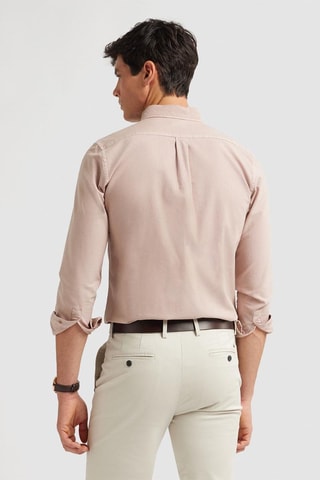 Chemise regular en coton biologique - Rose