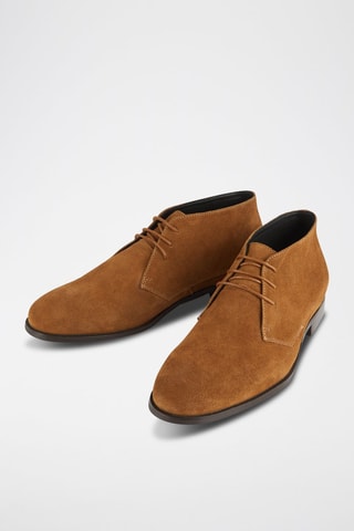 Boots en nubuck - Marron