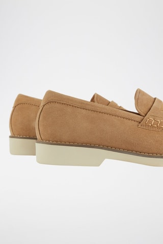 Mocassins en nubuck - Beige