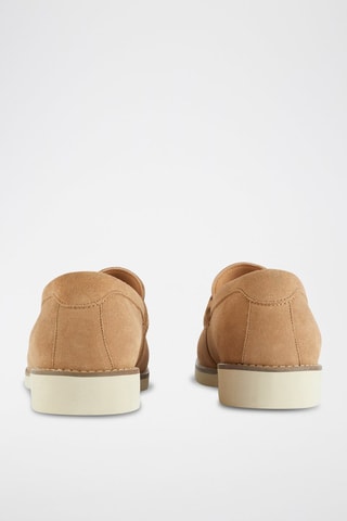 Mocassins en nubuck - Beige
