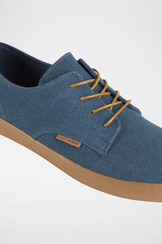Baskets en nubuck - Bleu