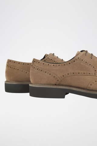 Derbys en nubuck - Marron
