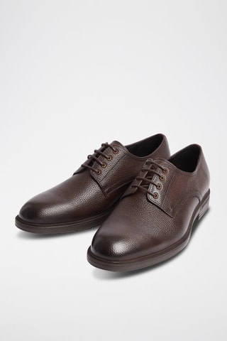 Derbys en cuir - Marron
