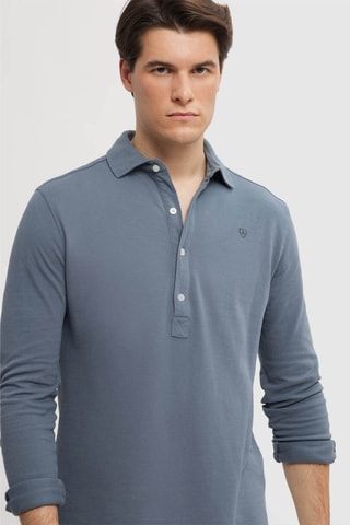 Polo regular - Bleu clair