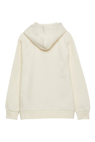 Sweat à capuche - Écru