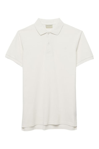 Polo regular - Blanc