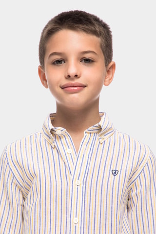 Chemise en lin - Jaune