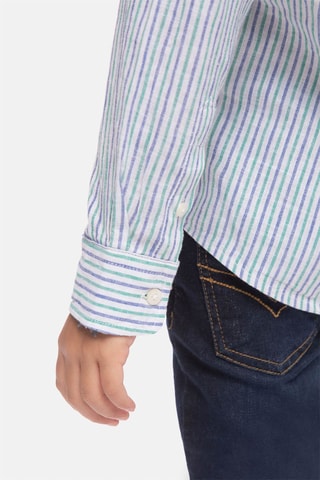 Chemise en lin - Vert