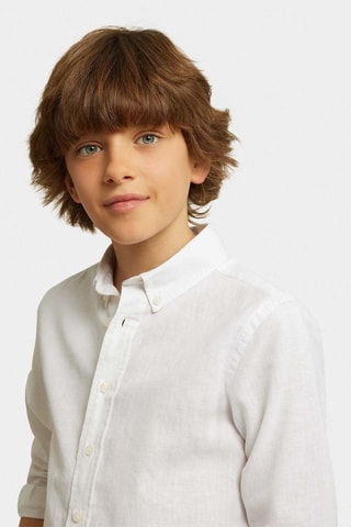Chemise en lin - Blanc