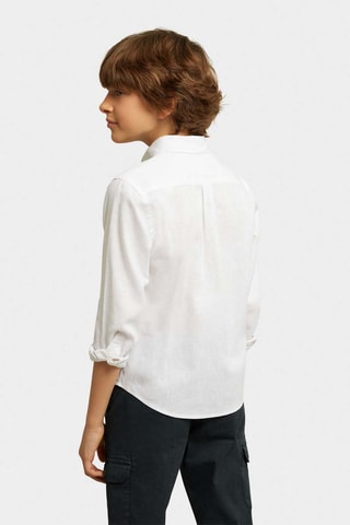 Chemise en lin - Blanc