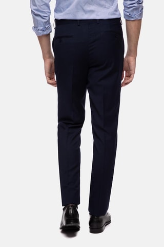 Pantalon slim de costume - Bleu marine