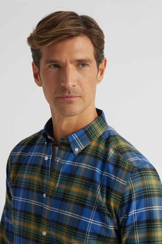 Chemise regular - Bleu