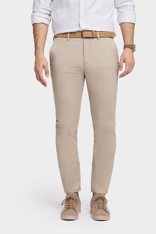 Pantalon slim - Marron
