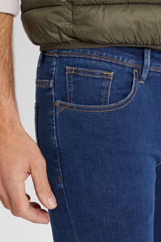 Calças de ganga skinny - Azul-escuro - Azul