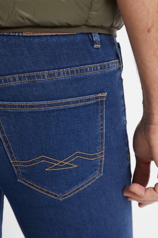 Calças de ganga skinny - Azul-escuro - Azul