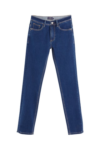 Calças de ganga skinny - Azul-escuro - Azul
