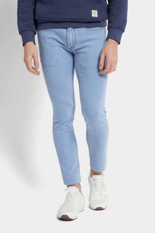Calças de ganga skinny - Azul-escuro - Azul