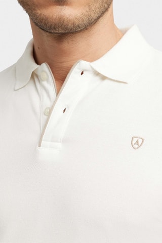 Polo regular - Écru