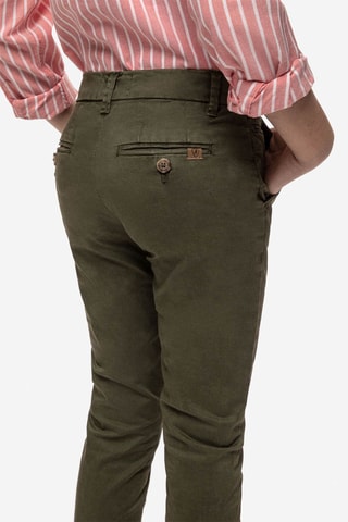Calças chino - Caqui - Verde