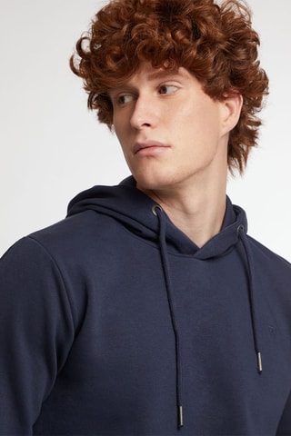 Sweat com capuz - Azul-marinho - Azul-marinho