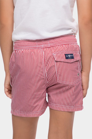 Short de bain - Rouge