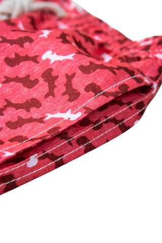 Short de bain - Rouge
