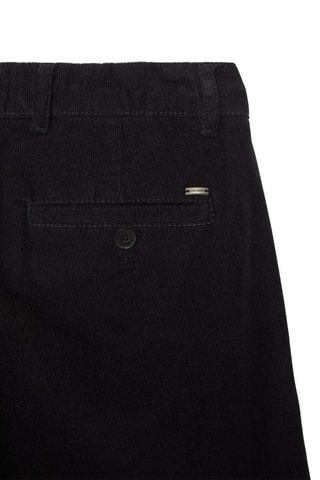 Pantalon regular en velours - Bleu marine