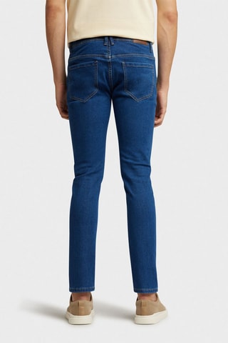 Calças de ganga skinny - Azul - Azul
