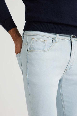Calças de ganga skinny - Azul - Azul